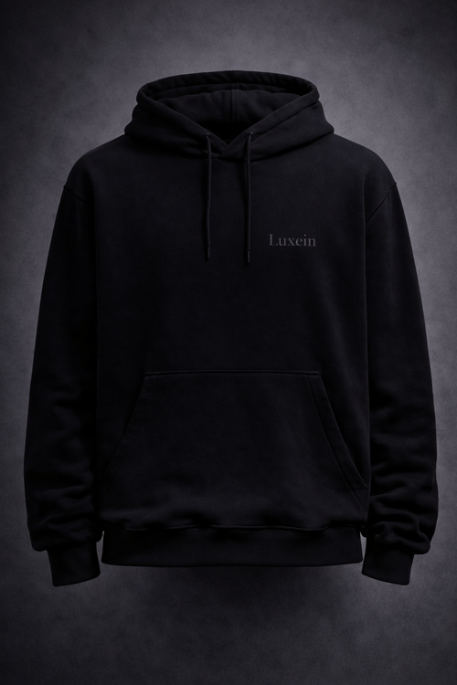 LUXEIN HOODIE - BLACK