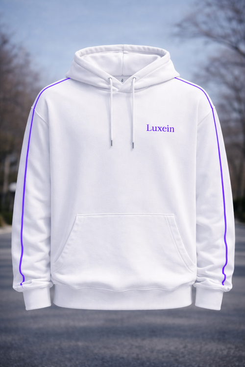 LUXEIN HOODIE  WHITE