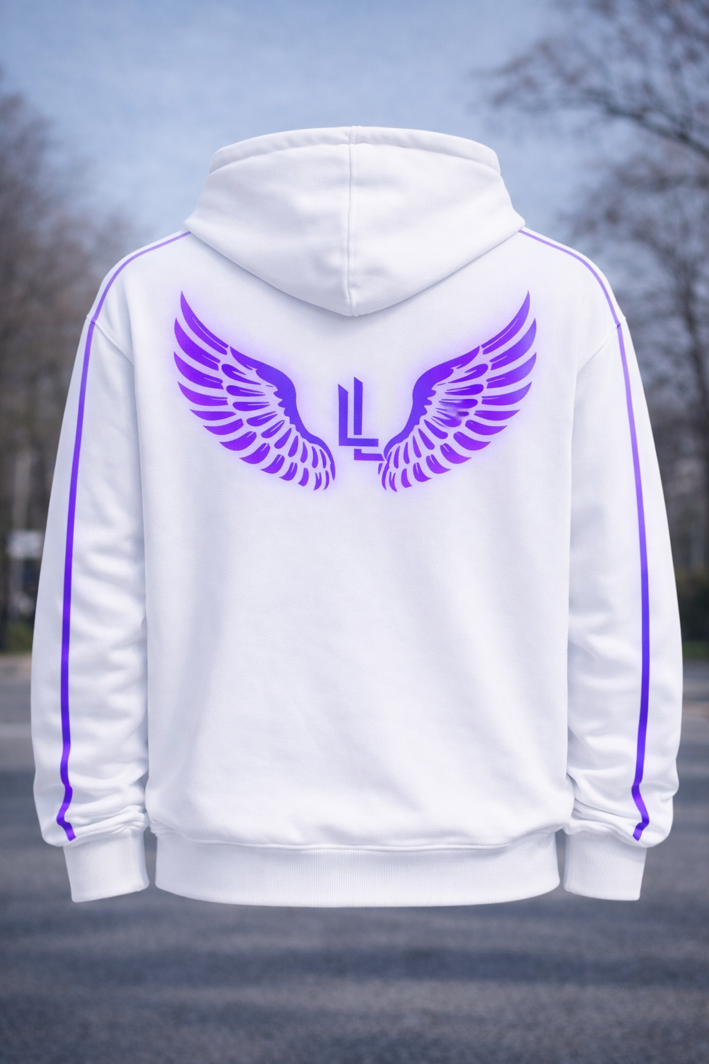 LUXEIN HOODIE  WHITE